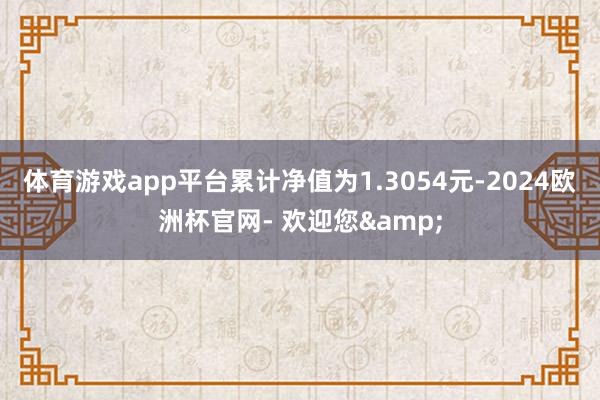 体育游戏app平台累计净值为1.3054元-2024欧洲杯官网- 欢迎您&