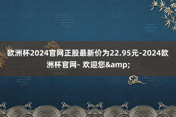 欧洲杯2024官网正股最新价为22.95元-2024欧洲杯官网- 欢迎您&