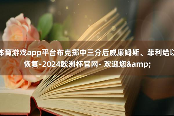 体育游戏app平台布克掷中三分后威廉姆斯、菲利给以恢复-2024欧洲杯官网- 欢迎您&