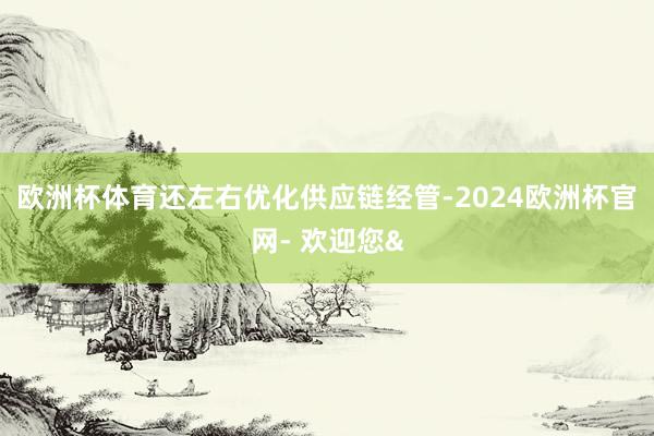 欧洲杯体育还左右优化供应链经管-2024欧洲杯官网- 欢迎您&